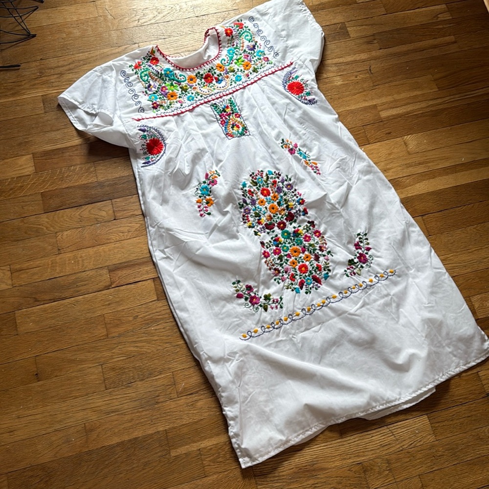 Mexican lightweight Cotton Handmade dress